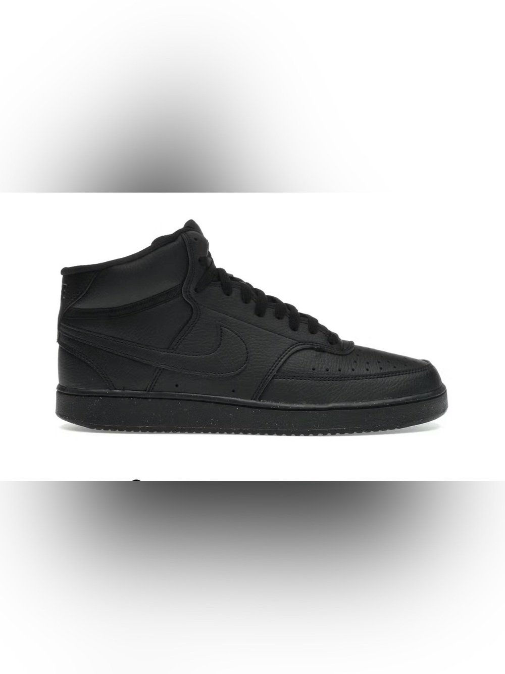 Nike Court Vision Mid Triple Black Men’s Size 10.5 EU 44.5